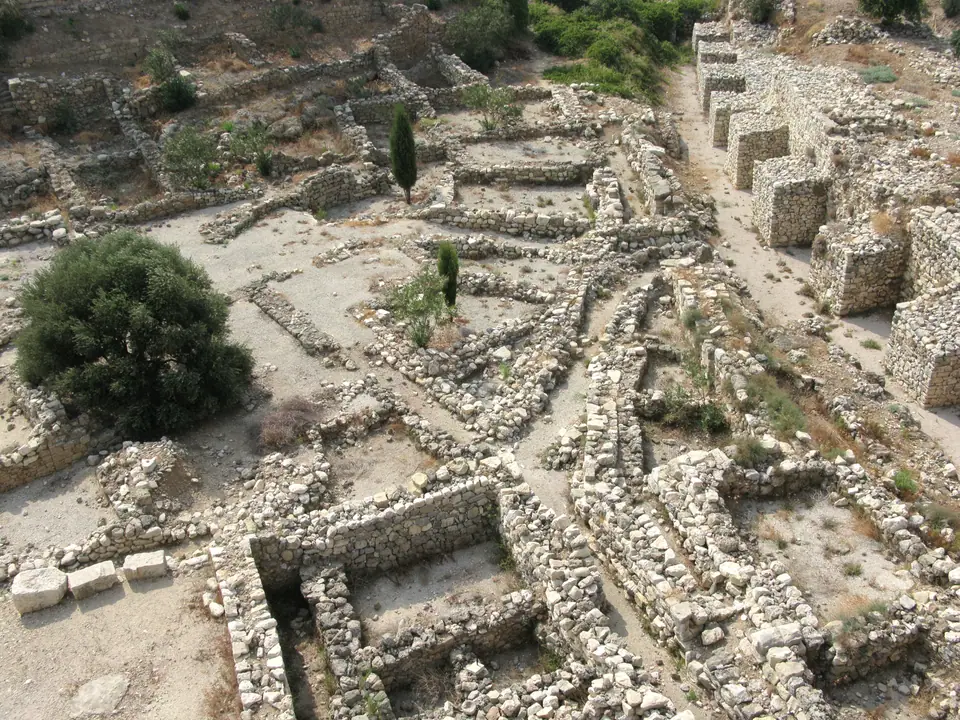 Ruinas arqueológicas de Biblos, junto al mar Mediterráneo, en Líbano
