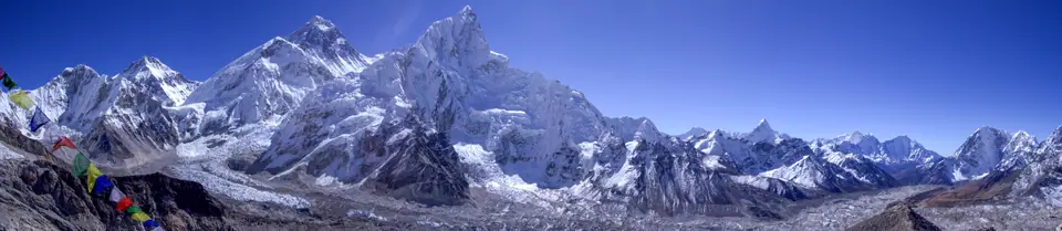 El Everest visto desde el mirador de Kala Patthar, en Nepal