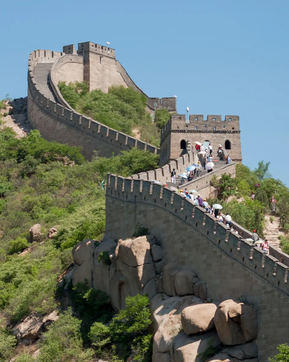 La Gran Muralla China en el tramo de Badaling