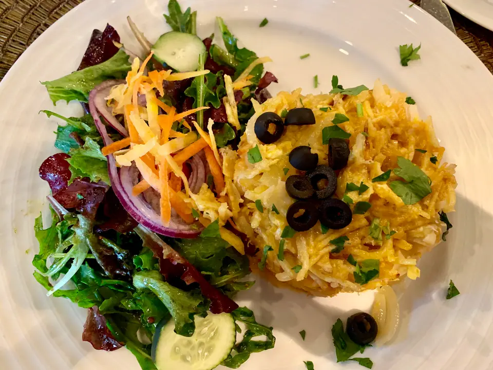 Bacalhau à Brás servido en un restaurante de Lisboa