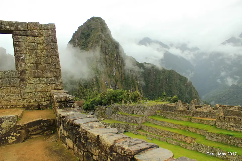 Vista general de la ciudadela de Machu Picchu, Perú