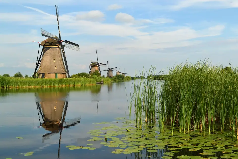Molinos de viento de Kinderdijk, Países Bajos